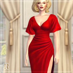 Venus V-shape Midi Dress project image