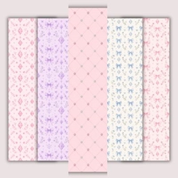 Princess Plumbob - Diamonds and Bows - Wallpaper Set project image