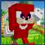 Knuckles the Echidna 4d skin logo