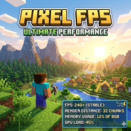 Pixel FPS Ultimate Performance logo