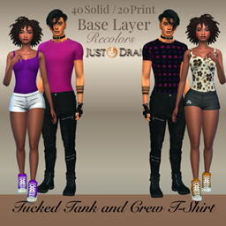 Baselayer Tucked Tank and Crew T-Shirt project image