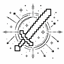 Divine sword logo