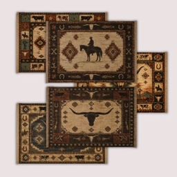 Longhorn Trail - Rustic Wild West Rug Collection project image