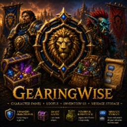 GearingWise Character Panel, Inventory & LootUI logo