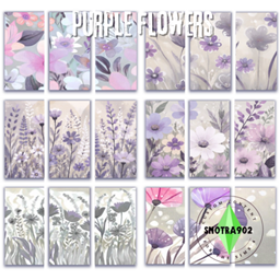 Purple Flowers Tryptich project image
