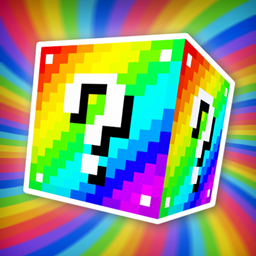the whacky lucky block race! logo