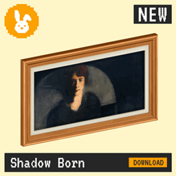 Raster Rabbit: Daily Drop - Shadow Born | EARLY LIGHT Portrait Collection (3 New Paintings) logo