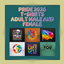 Pride 2026 T-Shirts - Adult Male and Female logo