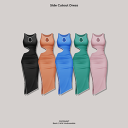 [cocomint] Side Cutout Dress logo