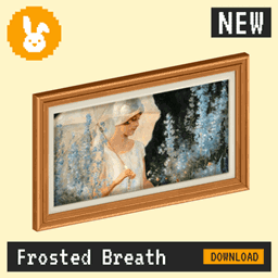 Raster Rabbit: Daily Drop - Frosted Breath | EARLY LIGHT Portrait Collection (3 New Paintings) project image