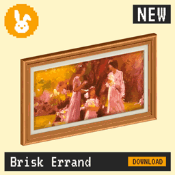 Raster Rabbit: Daily Drop - Brisk Errand | EARLY LIGHT Genre Collection (3 New Paintings) project image