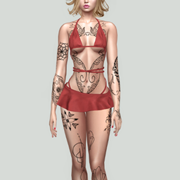 Femme Fatale Tattoo body logo