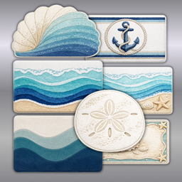 Coastal Tides - Bathroom Rug Collection logo