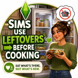 Sims Prefer Getting Leftovers Before Cooking project image