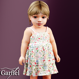 Infant - Soft floral layered sundress for warm spring and summer days project image