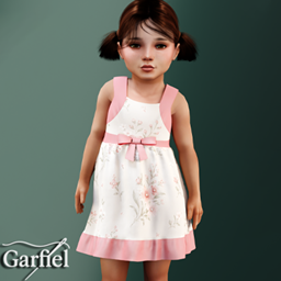 Toddler - Floral bow dress with cheerful summer sweetness project image