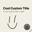Cool Minecraft Titles logo
