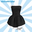 [charon&roqiqi]tube top dress logo