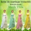 Weddingdress flutter // Look floral // Recolor dress basegame logo