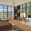 Modern contemporary bedroom logo