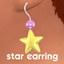 Star earring logo