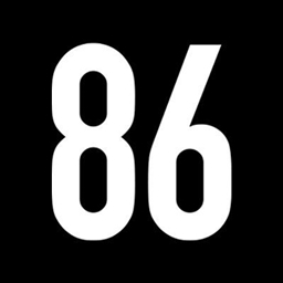 Eighty-six logo