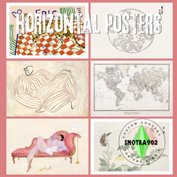 Horizontal posters