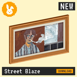 Raster Rabbit: Daily Drop - Street Blaze | BRIGHT EXPOSURE Portrait Collection (3 New Paintings)