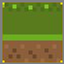 Grey block outline logo