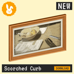 Raster Rabbit: Daily Drop - Scorched Curb | BRIGHT EXPOSURE Still Life Collection (3 New Paintings)