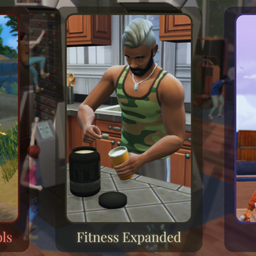 (CO.) | "Fitness Controls", "Fitness Expanded", "Go for a Jog... Together!" logo