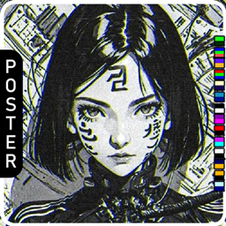 🖼️ [ESI] Cyberpunk Priestess (Poster) project image