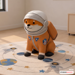 StudioBakery Space Dog Plush Orange logo