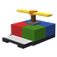 Simple Propeller Hat logo