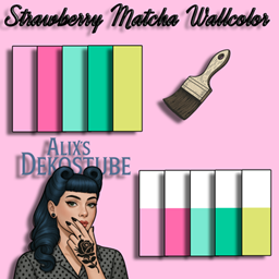 Strawberry Matcha Wallcolor project image