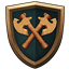Beyond the Lands - Fancy weapons logo