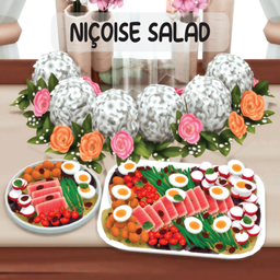Niçoise Salad - AlwaysJustJay / Translated to Spanish by dokimtz logo