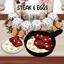 Steak & Eggs -  AlwaysJustJay / Translated to Spanish by dokimtz logo