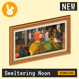 Raster Rabbit: Daily Drop - Sweltering Noon | BRIGHT EXPOSURE Genre Collection (3 New Paintings)