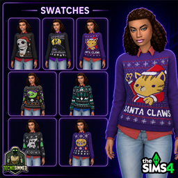 Festive sweater logo