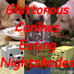 Gluttonous Canines Eating Nightshades logo