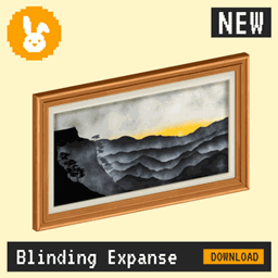 Raster Rabbit: Daily Drop - Blinding Expanse | BRIGHT EXPOSURE Landscape Collection (3 New Paintings)
