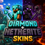 Diamond + Netherite Skins logo