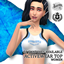 IDxA Activewear Top Pearl logo