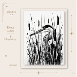 Series of paintings Wild Animals part # 2 Reeds logo