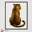 Golden Leopard Art Print [VZ] logo