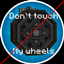 Don't touch my wheel - Aeronautics logo