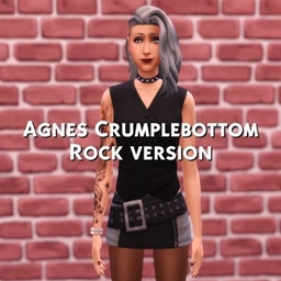 Agnes Crumplebottom Rocker Edition  - Agnès Ladentelle version Rock
