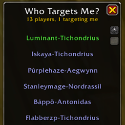 Who Targets Me? logo
