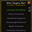 Who Targets Me? logo